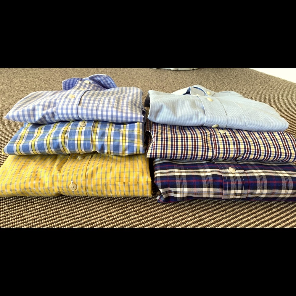 Boys Brooks Brothers no iron button down shirts